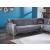 Angel Microfiber Fabric Convertible Low Profile L-Shaped Sectional Sofa