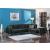 Angel Microfiber Fabric Convertible Low Profile L-Shaped Sectional Sofa