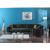 Angel Microfiber Fabric Convertible Low Profile L-Shaped Sectional Sofa