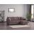 Brooklyn Fabric Convertible L-Shaped Sectional Sofa