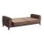 Calvin Fabric Velvet Low Profile Storage Sofabed