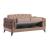 Calvin Fabric Velvet Low Profile Storage Loveseat