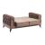 Calvin Fabric Velvet Low Profile Storage Loveseat