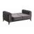Calvin Fabric Velvet Low Profile Storage Loveseat