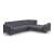 Favori Fabric Convertible L-Shaped Sectional Sofa