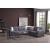 Favori Fabric Convertible L-Shaped Sectional Sofa