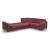 Favori Fabric Convertible L-Shaped Sectional Sofa