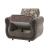 Havana Fabric Convertible Sleeper Arm Chair