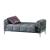 Moda Fabric Velvet Convertible Living Set