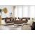 Molina Microfiber/Leatherette Convertible Modular Sectional Sofa, Composition 1