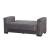Armada Pro Fabric/PU Convertible Loveseat