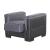 Armada Pro Fabric/PU Convertible Sleeper Chair