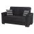 Armada Pro Fabric/PU Convertible Loveseat