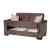Armada Pro Fabric Convertible Loveseat