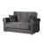 Sara Fabric Convertible Loveseat