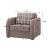 Speedy Chenille Fabric Convertible Chair