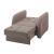 Speedy Chenille Fabric Convertible Chair