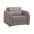 Speedy Chenille Fabric Convertible Chair