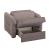 Speedy Chenille Fabric Convertible Chair