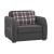 Speedy Chenille Fabric Convertible Chair