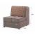 Studio Chenille Fabric Storage Convertible Sleeper Chair