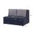 Studio Fabric Storage Convertible Sleeper Loveseat