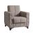 Sultan Microfiber Fabric Convertible Chair