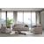 Sultan Fabric Convertible Living Set
