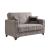 Sultan Microfiber Fabric Convertible Loveseat