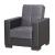Armada Microfiber Fabric/PU Convertible Sleeper Chair