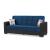Armada Fabric/PU Convertible Sofabed