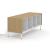 Choice 1H Office Melamine Bookcase, Width 62.9