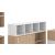 Choice 1H Office Melamine Bookcase, Width 62.9