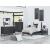 Cadmori Wood/Fabric Upholstered Panel Bedroom Set