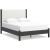 Cadmori Wood/Fabric Upholstered Panel Bedroom Set