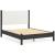 Cadmori Wood/Fabric Upholstered Panel Bedroom Set
