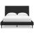Cadmori Wood/Fabric Upholstered Panel Bedroom Set w/Roll Slats