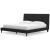Cadmori Wood/Fabric Upholstered Panel Bedroom Set w/Roll Slats