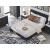 Cadmori Wood/Fabric Upholstered Panel Bedroom Set w/Roll Slats