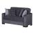 Cairo Fabric Storage Sleeper Living Room Set