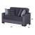 Cairo Fabric Storage Sleeper Living Room Set