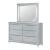 Caleb Wood Veneer Mirror with LED Lighting