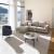 Abrey Laminated Ceramic-Glass/Wood Coffee Table
