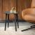 Abrey Laminated Ceramic-Glass/Wood Side Table