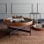 Arena Metal/Regenerated Leather Coffee Table