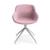 Igloo Fabric/Metal Customizable Dining Armchair w/180° Swivel/Return