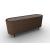 Lake Wood/Ceramic/Metal Sideboard w/4 Doors