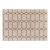 Offset Polypropylene/Polyester Hexagonal Pattern Rug