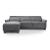 Brussels 2-Piece Microfiber Left-Arm Chaise Facing Sleeper Sectional