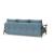 Caluma Quilt Fabric Sofa Bed w/Smoked Oak Arms & Legs